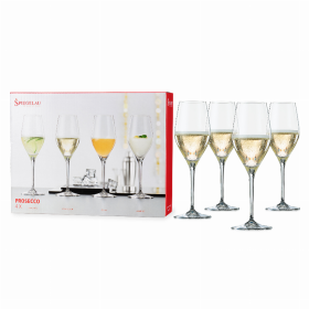Spiegelau Prosecco Glass (Set Of 4) (Color: Clear, size: 9.1 oz)