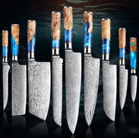 Kitchen Chef’s Knife Set (Option: 9pcs Set)