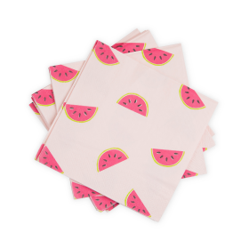 Watermelon Dinner Napkin by Cakewalk (Color: Pink)