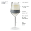 Wine FREEZE Stemmed Cooling Cups Set by HOST