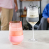 Wine FREEZE Stemmed Cooling Cups Set by HOST
