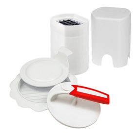 Burger & French Fry Set (size: 6.5" D x 3" H)