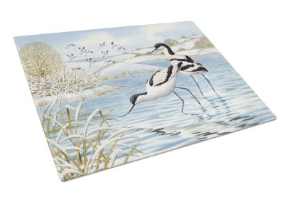 Avocet Bird Glass Cutting Board Large (Bird: Avocet)