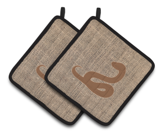 Animal on Pair of Pot Holders (Type: Snake)