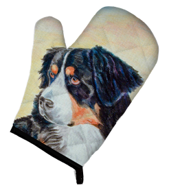 Dog Artwork Oven Mitt (Dog Breed: Bernese Mountain Dog3)