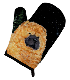 Starry Night Chow Chow Oven Mitt (Breed: Chow Chow 4)