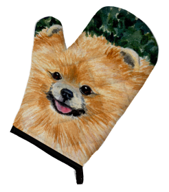 Pomeranian Oven Mitt (Breed: Pomeranian 4)
