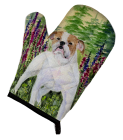 English Bulldog Oven Mitt (Breed: Bulldog, English Bulldog)