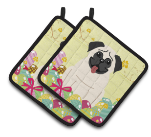Easter Eggs Dog (Dog Breed: Pug - Cream)