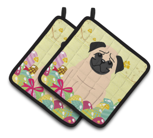 Easter Eggs Dog (Dog Breed: Pug - Fawn)