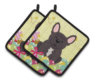 Easter Eggs Dog (Dog Breed: French Bulldog - Brindle)