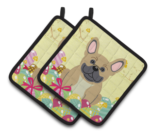 Easter Eggs Dog (Dog Breed: French Bulldog - Cream)