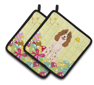 Easter Eggs Dog (Dog Breed: Russian Spaniel)