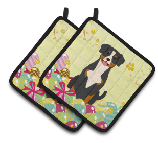 Easter Eggs Dog (Dog Breed: Entlebucher)