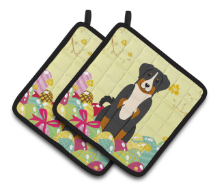 Easter Eggs Dog (Dog Breed: Appenzeller Sennenhund)