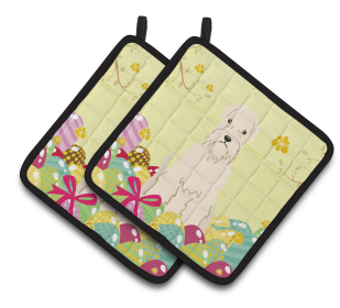 Easter Eggs Dog (Dog Breed: Wheaten Terrier)