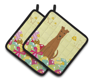 Easter Eggs Dog (Dog Breed: Irish Terrier)