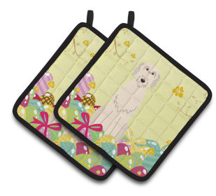 Easter Eggs Dog (Dog Breed: Irish Wolfhound)