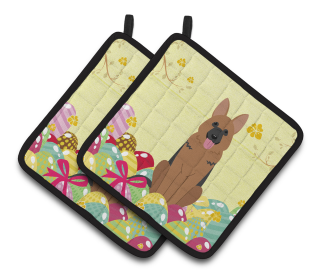 Easter Eggs Dog (Dog Breed: German Shepherd)