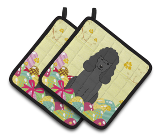 Easter Eggs Dog (Dog Breed: Poodle - Black)