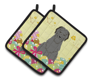 Easter Eggs Dog (Dog Breed: Briard - Black)