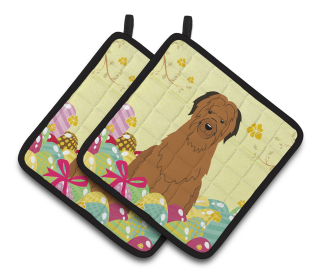 Easter Eggs Dog (Dog Breed: Briard - Brown)