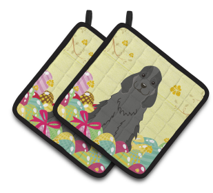 Easter Eggs Dog (Dog Breed: Cocker Spaniel - Black)