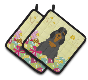 Easter Eggs Dog (Dog Breed: Cocker Spaniel - Black and Tan)