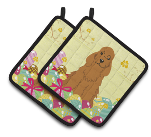 Easter Eggs Dog (Dog Breed: Cocker Spaniel - Red)