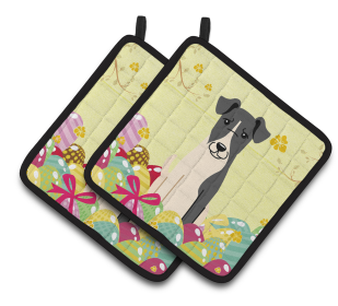 Easter Eggs Dog (Dog Breed: Fox Terrier - Smooth)