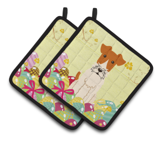 Easter Eggs Dog (Dog Breed: Fox Terrier - Wire)