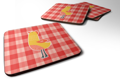 Bird - Foam Coaster (Color: Chickens 8, size: 3.5 x 3.5)