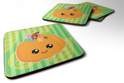 Food Foam Coaster (Color: Fall, size: 3.5 x 3.5)