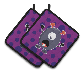 Little Monster Pair of Pot Holders (Type: Little Monster)