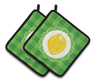 Fruit Pair of Pot Holders (Fruit: Lemon)