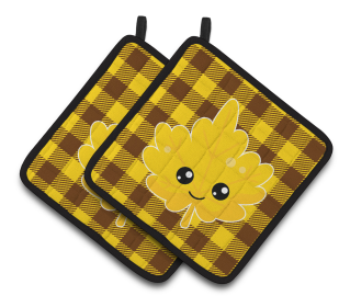 Seasonal Pair of Pot Holders (Season: Fall2)