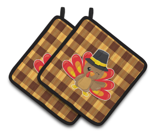 Seasonal Pair of Pot Holders (Season: Thanksgiving2)