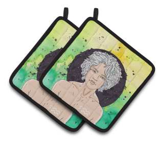 Zodiac Sign (Color: Aquarius, size: 7.5 x 7.5)