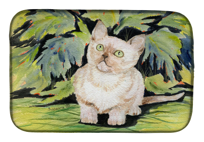 Cat - Burmese Dish Drying Mat (Breed: Cats)