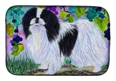Dish Drying Mat (Breed: Japanese Chin)