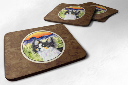 Chihuahua Foam Coaster Set of 4 (Color: SS8517FC, size: 3.5 x 3.5)