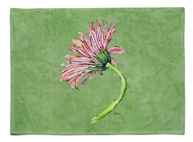 Gerber Daisy Fabric Placemat (Color: Gerber Daisy Pink, size: 15.5 x 12)
