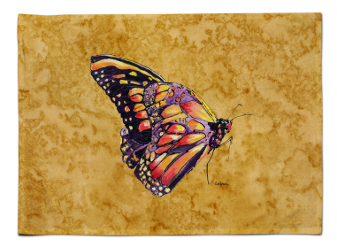 Butterfly Placemat (Color: Butterfly on Gold, size: 15.5 x 12)