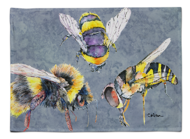 Bee Fabric Placemat (Color: Bee, size: 15.5 x 12)