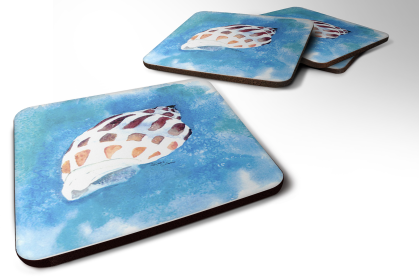 Shells Foam Coaster (Color: Shell 2, size: 3.5 x 3.5)