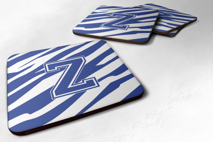 Letter Monogram - Foam Coaster Set of 4 (Letter: Z)