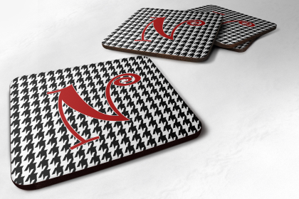 Letter Monogram - Foam Coaster Set of 4 (Letter: N)