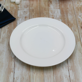 [ Set of 6 ] PROFESSIONAL DINNER PLATE 9" | 23 CM (Color: White)