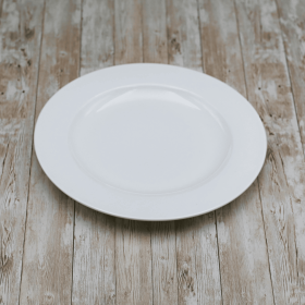 [ Set of 3 ] PROFESSIONAL DINNER PLATE 11" | 28 CM (Color: White)