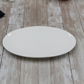 [ Set of 6 ] OVAL PLATTER 8" | 20 CM (Color: White)